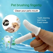 Visland 8Pcs Dog Toothbrush for Dog Teeth Cleaning Dog Finger Toothbrush Dog Tooth Brushing Pet Toothbrush Puppy Toothbrush